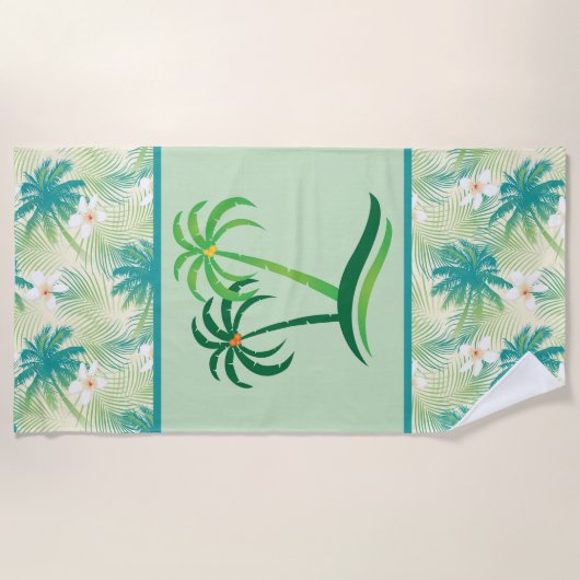 Tropical Island ビーチタオル (正面)