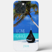 Tropical Island Beach Home Office Photo Case-Mate iPhoneケース (裏面)