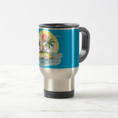 Tropical Island Sunset Drinkware トラベルマグ (正面右)