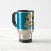 Tropical Island Sunset Drinkware トラベルマグ (正面左)
