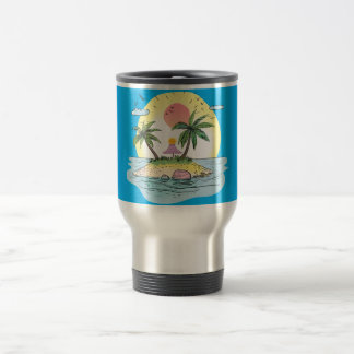 Tropical Island Sunset Drinkware トラベルマグ