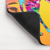 Tropical Italian Greyhound マウスパッド (コーナー)