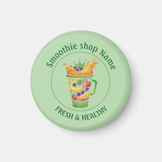 Tropical Juice Blend & Smoothie Juice shop マグネット (正面)