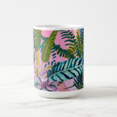 Tropical Jungle Art Print – Vibrant Botanical コーヒーマグカップ (中央)