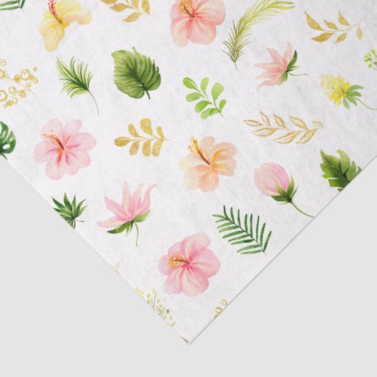 Tropical Jungle Floral Pattern 薄葉紙 (詳細)