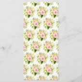 Tropical Jungle Floral Wedding メニュー (裏面)