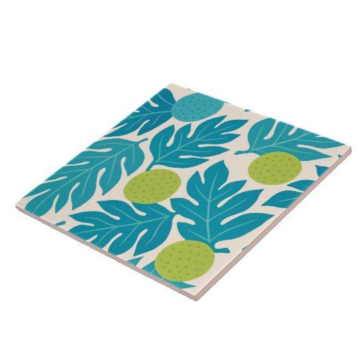 Tropical jungle leaves タイル (側面)