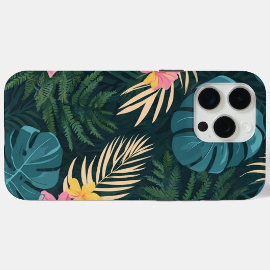Tropical Jungle Leaves Case-Mate iPhoneケース (裏面 (横))