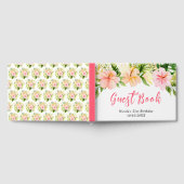 Tropical Jungle with Foliage Birthday ゲストブック (全面)