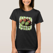 Tropical Kiwi Bright & Bold Fruit Theme Tシャツ (正面)
