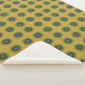 Tropical Kiwi Pattern シェルパブランケット (3/4)