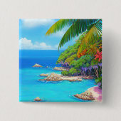 Tropical lagoon 缶バッジ (正面)