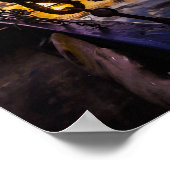 Tropical Lagoon Dawn ポスター (角)