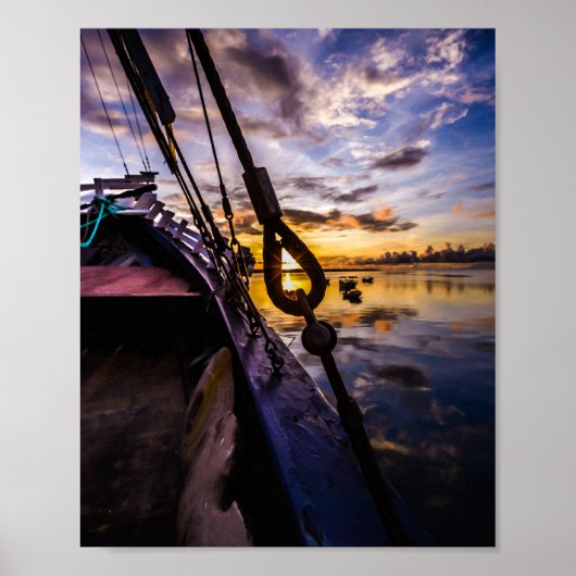 Tropical Lagoon Dawn ポスター (正面)