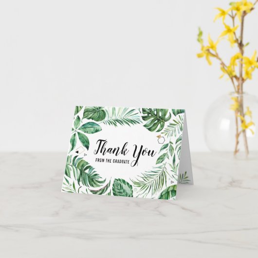 Tropical Leaf大学院カードより カード (黄色い花)