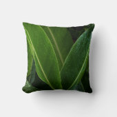 Tropical Leaf Botanical Plant Lover Lives Here クッション (正面)