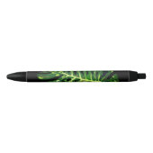 Tropical Leaf Pen 青ボールペン (正面)