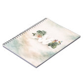 Tropical Leaves & Birds Aesthetic Design  ノートブック (左側)