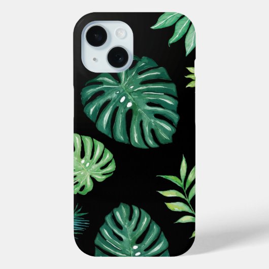 Tropical Leaves for Phone Cases Case-Mate iPhoneケース (裏面)