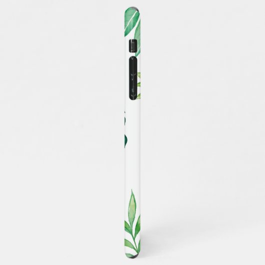 Tropical Leaves for Phone Cases iPhoneケース (左側)