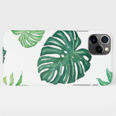 Tropical Leaves for Phone Cases iPhoneケース (裏面横)