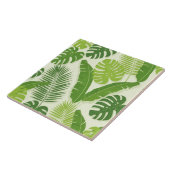 Tropical Leaves & Monstera Seamless Pattern タイル (側面)