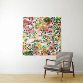 Tropical leaves pattern repeating. Artistic photo タペストリー (インサイチュ)