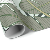 Tropical leaves seamless pattern  ラッピングペーパー (ロールコーナー)