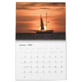 Tropical Life with Beautiful Beach Photos カレンダー (1月 2027)