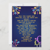  Tropical Luau Birthday Party Invitation 招待状 (裏面)