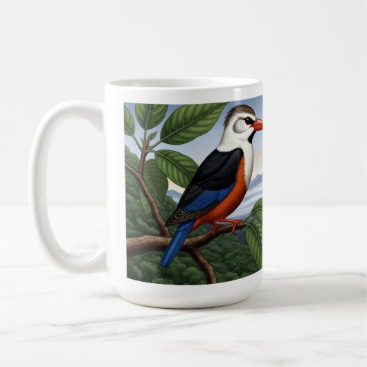 Tropical Majesty: Bird in Bloom Mug コーヒーマグカップ (左)
