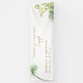 Tropical Margaritas & Tacos Engagement Party 横断幕 (縦)