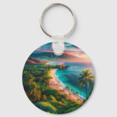 Tropical Maui Island Paradise キーホルダー (正面)