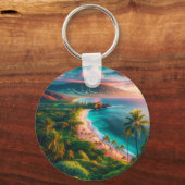 Tropical Maui Island Paradise キーホルダー (正面)