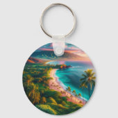 Tropical Maui Island Paradise キーホルダー (裏面)