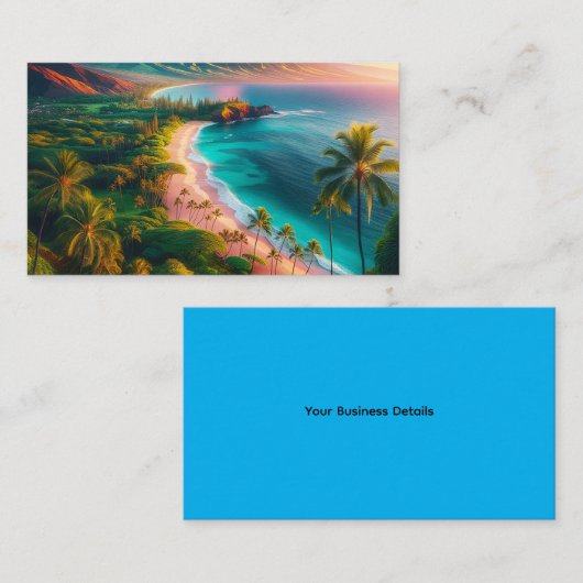Tropical Maui Island Paradise 名刺 (正面/裏面)