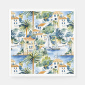 Tropical Mediterranean Wedding  スタンダードランチョンナプキン (正面)