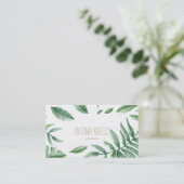 Tropical minimal business card 名刺 (スタンド正面)