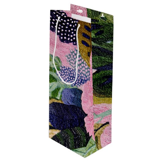 Tropical Modernism Bouquet Bag ワインギフトバッグ (正面アングル)