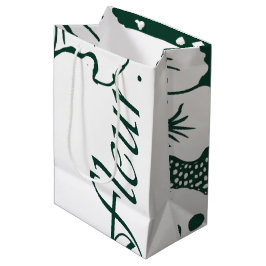 Tropical Modernism Bouquet Bag (Monochrome) ミディアムペーパーバッグ