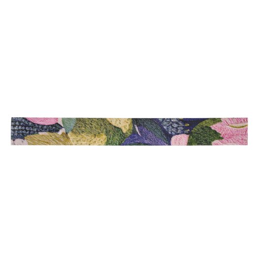 Tropical Modernism Floral Ribbon サテンリボン (正面)