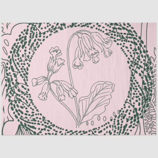 Tropical Modernism Gift Wrap 薄葉紙 (正面)