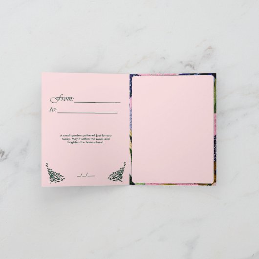 Tropical Modernism Greeting Card カード (内部)