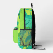 Tropical Monogram Backpack with Name プリントバックパック (右)