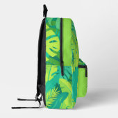 Tropical Monogram Backpack with Name プリントバックパック (左)