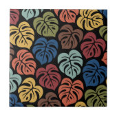 Tropical Monstera Pattern タイル (正面)