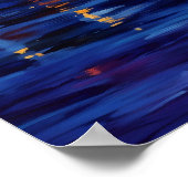 Tropical moonlit fantasy woman in paradise ポスター (角)