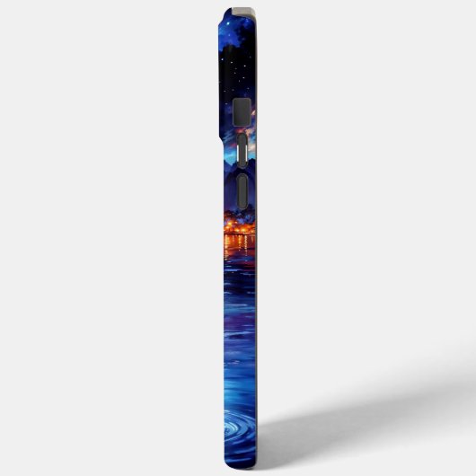 Tropical moonlit fantasy woman in paradise Case-Mate iPhoneケース (裏面 / 左)