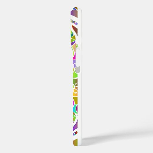 Tropical Mosaic – Blue & Gold Macaw Mandala Case-Mate iPhoneケース (裏面 / 左)