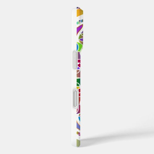 Tropical Mosaic – Blue & Gold Macaw Mandala Case-Mate iPhoneケース (裏面 / 右)